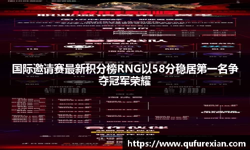 国际邀请赛最新积分榜RNG以58分稳居第一名争夺冠军荣耀